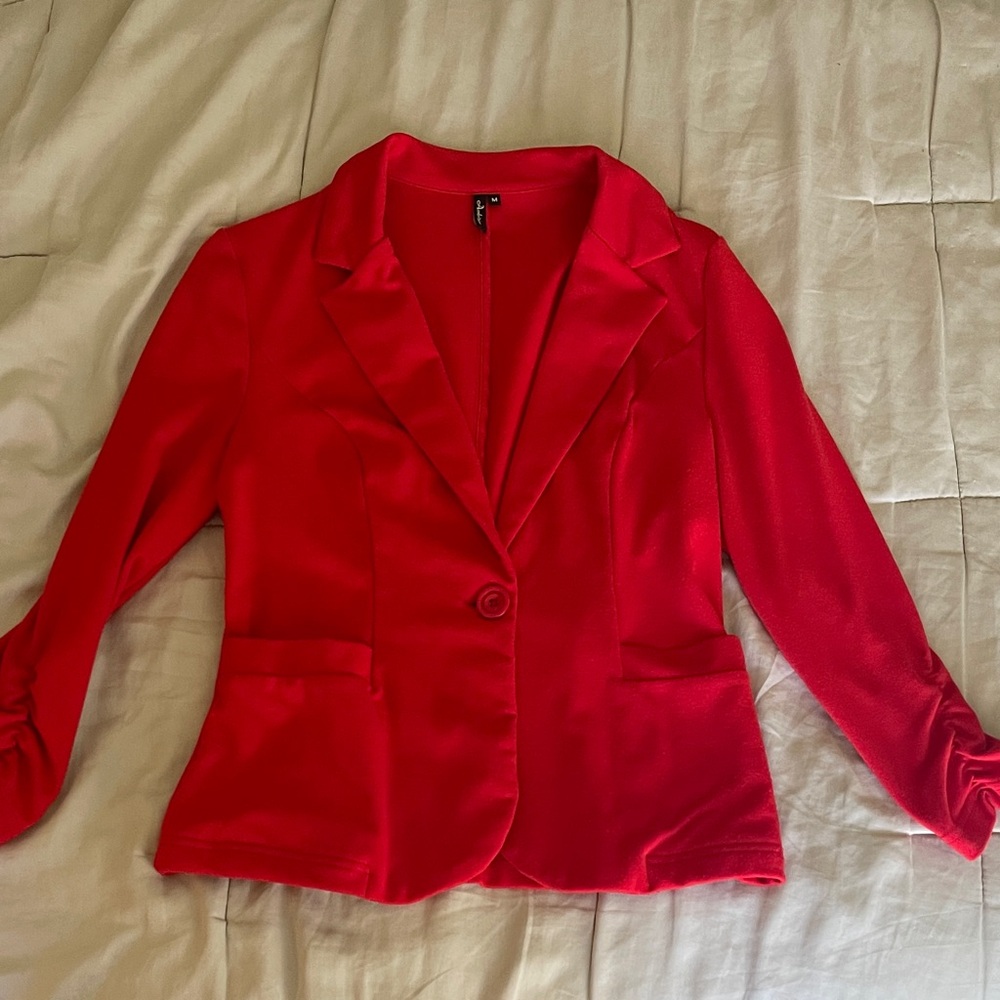 Ambition Bold Red Women's Blazer